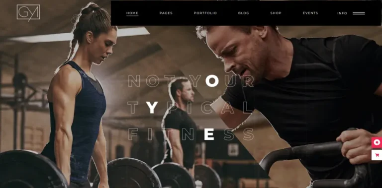 Digital Mirum - Gym Website