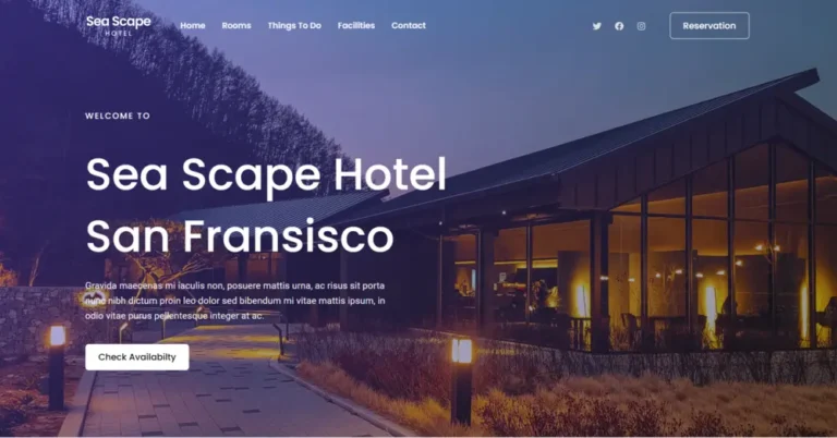 Digital Mirum - Hotel Website