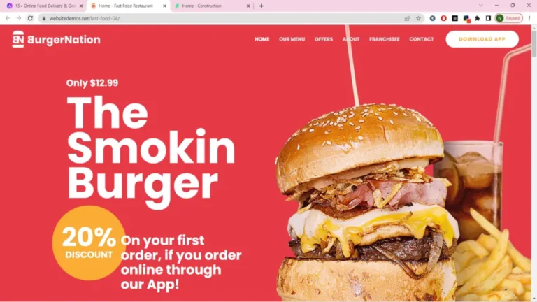 Digital Mirum - Resturant Website