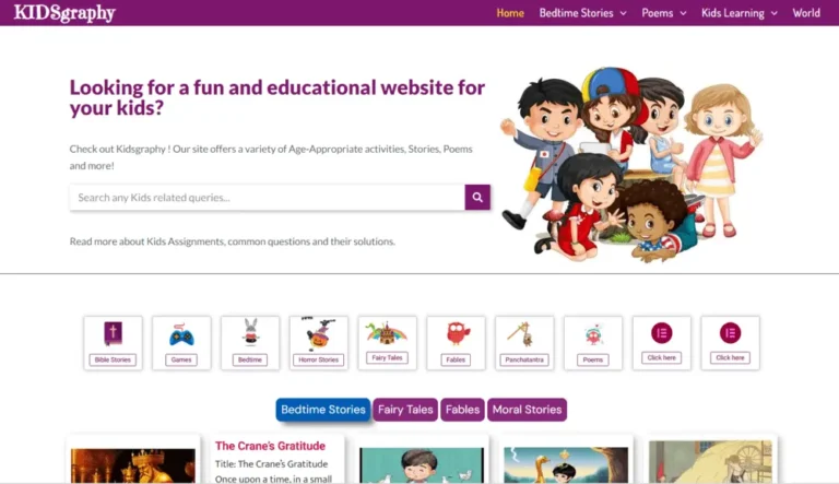 Kids Website by Digital Mirum